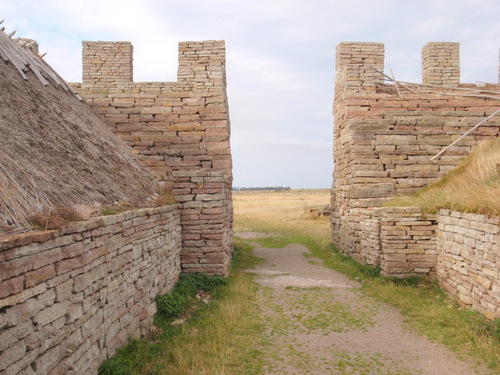 Viking Fortress Interior Structures.